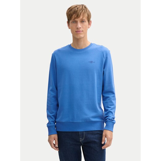 Tom Tailor Bluza 1045939 Niebieski Regular Fit ze sklepu MODIVO w kategorii Bluzy męskie - zdjęcie 182643833