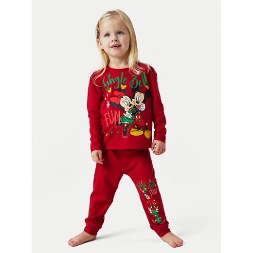 NAME IT Piżama 13234185 Czerwony Regular Fit ze sklepu MODIVO w kategorii Piżamy dziecięce - zdjęcie 182643924