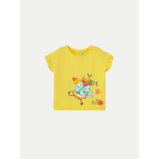 Mayoral T-Shirt 1048 Żółty Regular Fit ze sklepu MODIVO w kategorii Kaftaniki i bluzki - zdjęcie 182643931