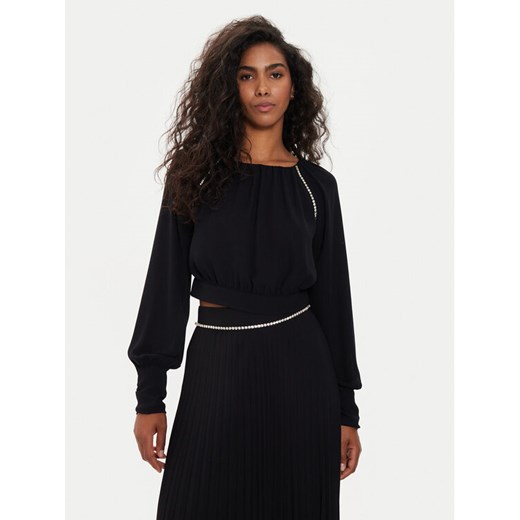 Liu Jo Bluzka CA4409 TS055 Czarny Regular Fit ze sklepu MODIVO w kategorii Bluzki damskie - zdjęcie 182643944