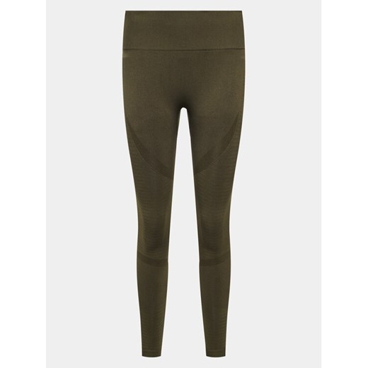 Athlecia Legginsy Nagar W Seamless Tights EA203352 Zielony Slim Fit ze sklepu MODIVO w kategorii Spodnie damskie - zdjęcie 182643964