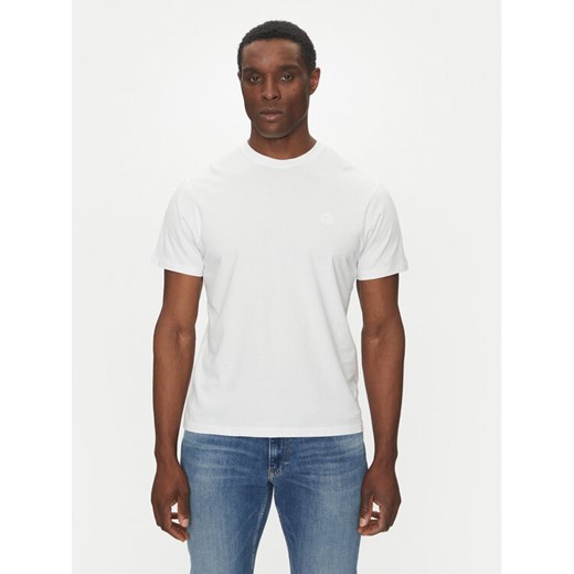 Save The Duck T-Shirt DT1194M BESY20 Biały Regular Fit ze sklepu MODIVO w kategorii T-shirty męskie - zdjęcie 182644050