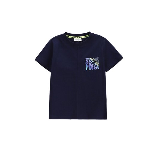 Coccodrillo T-Shirt WC5143204CBK Granatowy Regular Fit ze sklepu MODIVO w kategorii T-shirty chłopięce - zdjęcie 182644094