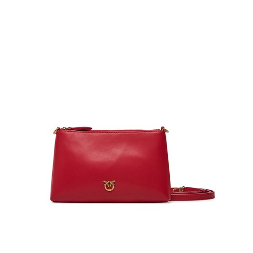 PINKO Torebka Flat Horizontal Mini PE 25 PCPL 104277 A0F1 Czerwony ze sklepu MODIVO w kategorii Listonoszki - zdjęcie 182644132