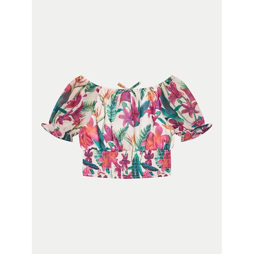 Guess Bluzka J5GH00 WA2T0 Kolorowy Regular Fit ze sklepu MODIVO w kategorii Bluzki dziewczęce - zdjęcie 182644193