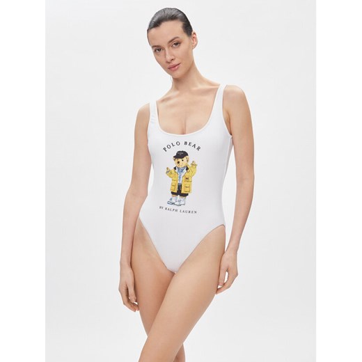 Polo Ralph Lauren Strój kąpielowy 21490410 Biały ze sklepu MODIVO w kategorii Stroje kąpielowe - zdjęcie 182644201