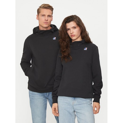 K-Way Bluza Le Vrai Durance K3123QW Czarny Regular Fit ze sklepu MODIVO w kategorii Bluzy męskie - zdjęcie 182644230