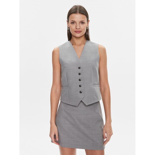 Herskind Kamizelka garniturowa Mister 5004879 Szary Regular Fit ze sklepu MODIVO w kategorii Kamizelki damskie - zdjęcie 182644234