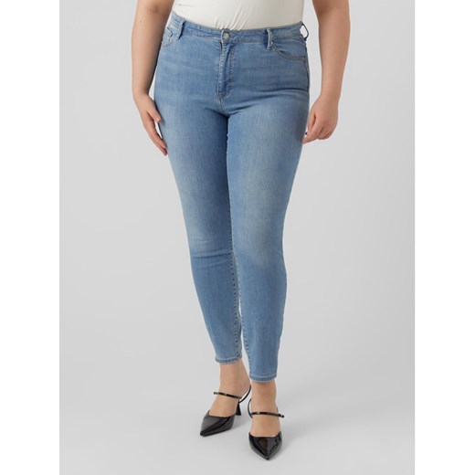 Vero Moda Curve Jeansy Phia 10285113 Niebieski Slim Fit ze sklepu MODIVO w kategorii Jeansy damskie - zdjęcie 182644253
