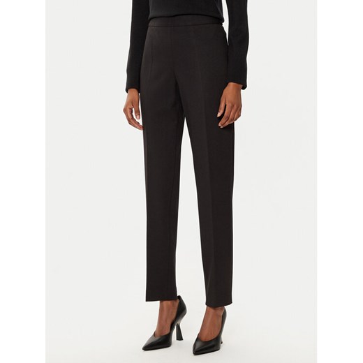 BOSS Chinosy Tiluna 50535203 Czarny Slim Fit ze sklepu MODIVO w kategorii Spodnie damskie - zdjęcie 182644291