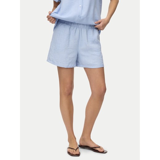 Vero Moda Szorty materiałowe Melaney 10325868 Niebieski Loose Fit ze sklepu MODIVO w kategorii Szorty - zdjęcie 182644311