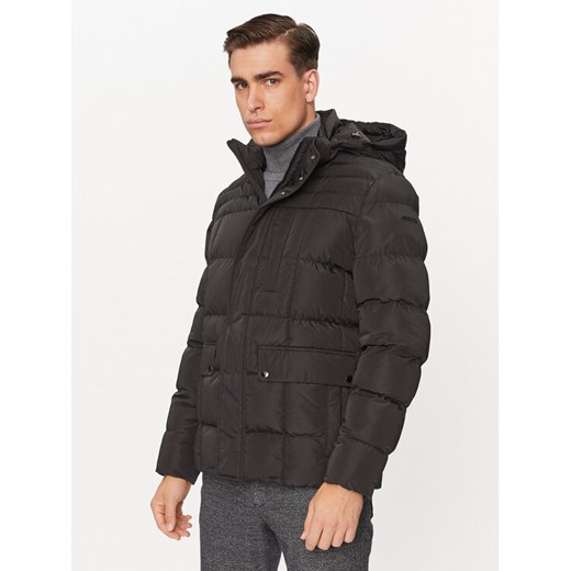 Geox Kurtka zimowa Hilstone M3628C T2941F 9000 Czarny Regular Fit ze sklepu MODIVO w kategorii Kurtki męskie - zdjęcie 182644312