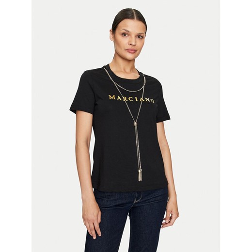 Marciano Guess T-Shirt Olivia 4YGI16 6138A Czarny Regular Fit ze sklepu MODIVO w kategorii Bluzki damskie - zdjęcie 182644324