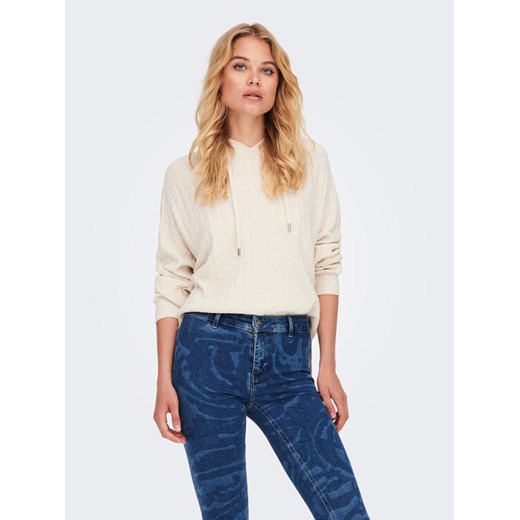 ONLY Sweter 15268803 Beżowy Regular Fit ze sklepu MODIVO w kategorii Swetry damskie - zdjęcie 182644371
