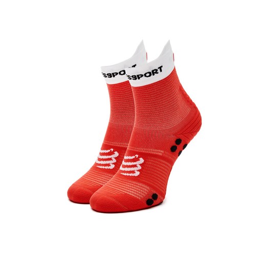 Compressport Skarpety wysokie unisex Pro Racing V 4.0 Run High XU00046B Czerwony ze sklepu MODIVO w kategorii Skarpetki damskie - zdjęcie 182644440