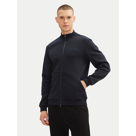 EA7 Emporio Armani Bluza 7M000093 AF12116 UB102 Granatowy Regular Fit ze sklepu MODIVO w kategorii Bluzy męskie - zdjęcie 182644541