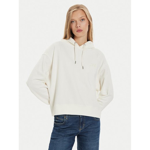 Lee Bluza Essential 112341539 Écru Relaxed Fit ze sklepu MODIVO w kategorii Bluzy damskie - zdjęcie 182644601