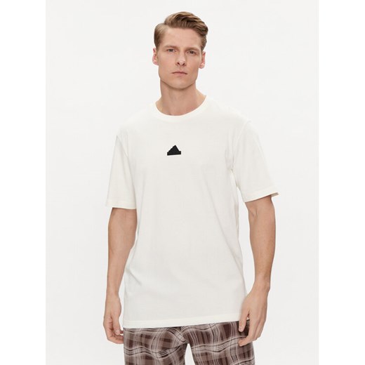 adidas T-Shirt City Escape IR5175 Biały Loose Fit L MODIVO