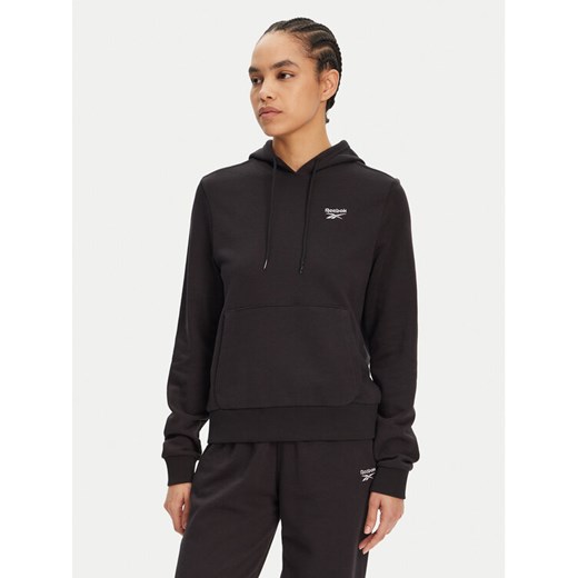 Reebok Bluza 100071947 139-18-00 Czarny Regular Fit ze sklepu MODIVO w kategorii Bluzy damskie - zdjęcie 182644654