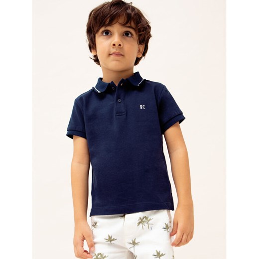 Mayoral Komplet polo i spodenki 3241 Kolorowy Regular Fit ze sklepu MODIVO w kategorii T-shirty chłopięce - zdjęcie 182644720