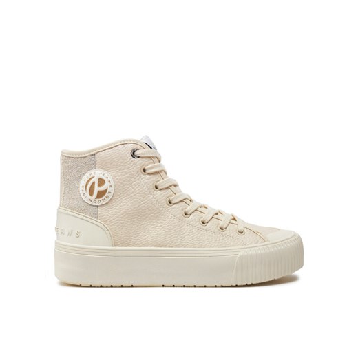 Pepe Jeans Trampki PLS31576 Écru ze sklepu MODIVO w kategorii Trampki damskie - zdjęcie 182644750