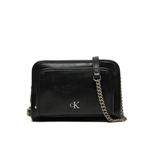 Calvin Klein Jeans Torebka K60K613047 Czarny ze sklepu MODIVO w kategorii Listonoszki - zdjęcie 182644783