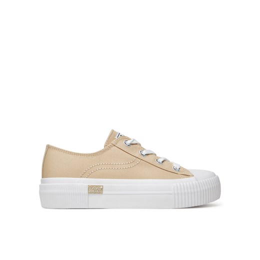 Lee Trampki Isla C Women Low 50251001.33F Beżowy ze sklepu MODIVO w kategorii Trampki damskie - zdjęcie 182644784