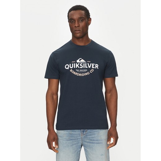 Quiksilver T-Shirt EQYZT08064 Granatowy Regular Fit ze sklepu MODIVO w kategorii T-shirty męskie - zdjęcie 182644813