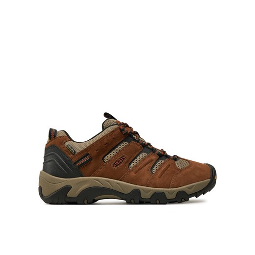 Keen Trekkingi Headout Waterproof Hiking 1028308 Brązowy ze sklepu MODIVO w kategorii Buty trekkingowe męskie - zdjęcie 182644872