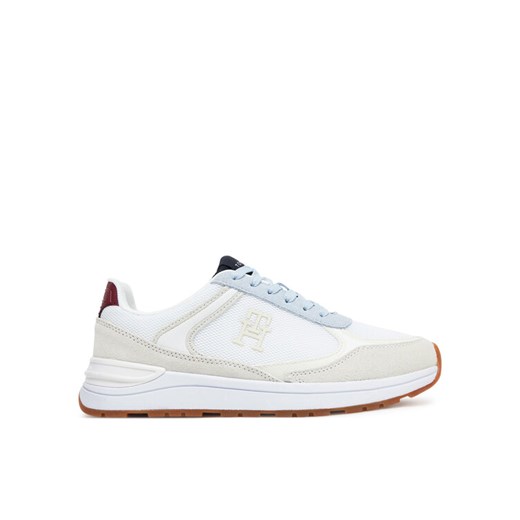 Tommy Hilfiger Sneakersy Casual Fashion Runner Mix FW0FW08324 Biały ze sklepu MODIVO w kategorii Buty sportowe damskie - zdjęcie 182644880