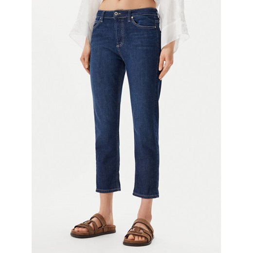 Please Jeansy P66MBQ2CAZ Granatowy Regular Fit ze sklepu MODIVO w kategorii Jeansy damskie - zdjęcie 182644883