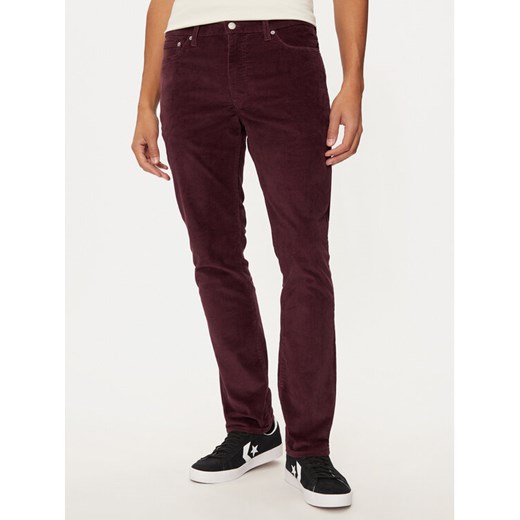 Levi's® Spodnie materiałowe 511™ 04511-6002 Bordowy Slim Fit ze sklepu MODIVO w kategorii Spodnie męskie - zdjęcie 182644920