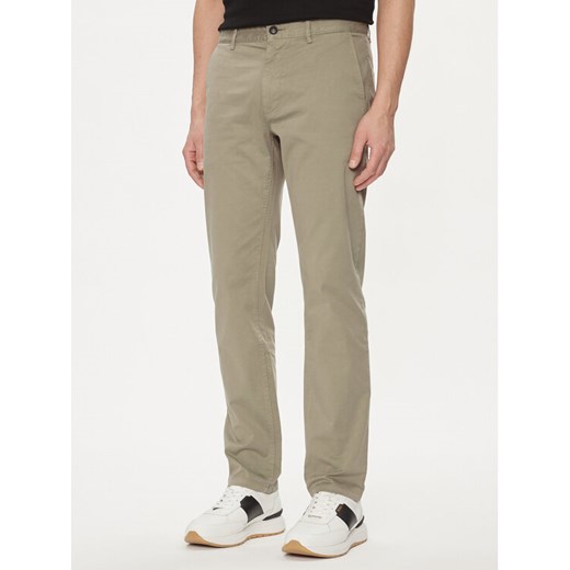 Boss Chinosy 50510933 Beżowy Slim Fit ze sklepu MODIVO w kategorii Spodnie męskie - zdjęcie 182644921