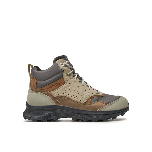 Merrell Trekkingi Speed Solo Mid Wp J037859 Szary ze sklepu MODIVO w kategorii Buty trekkingowe męskie - zdjęcie 182644922