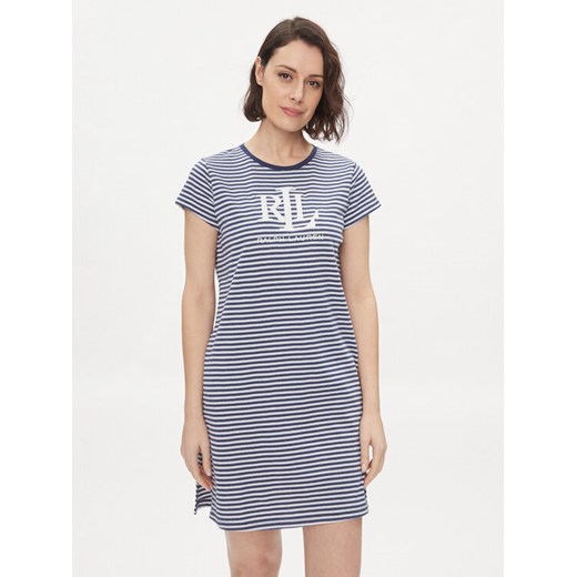 Lauren Ralph Lauren Koszula nocna ILN32311 Granatowy ze sklepu MODIVO w kategorii Koszule nocne - zdjęcie 182644981
