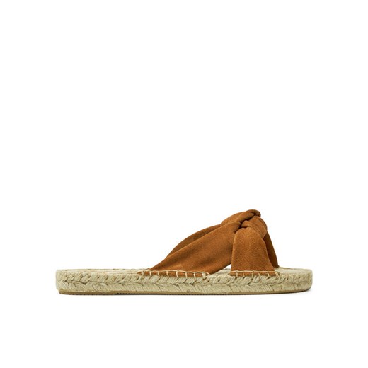 Pepe Jeans Espadryle Siva Knot PLS90664 Brązowy ze sklepu MODIVO w kategorii Klapki damskie - zdjęcie 182644983