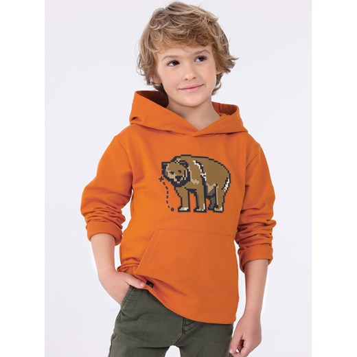 Mayoral Bluza 4.422 Pomarańczowy Regular Fit ze sklepu MODIVO w kategorii Bluzy chłopięce - zdjęcie 182645003