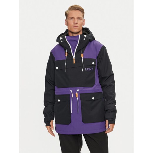 Colourwear Kurtka snowboardowa Essential Anorak 7010293 Fioletowy Regular Fit ze sklepu MODIVO w kategorii Kurtki męskie - zdjęcie 182645021