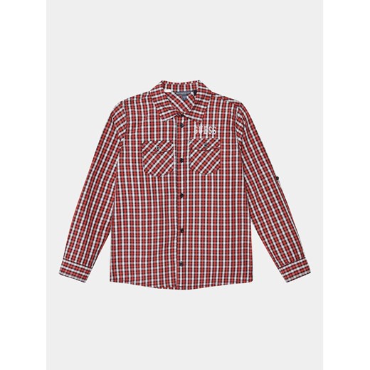 Guess Koszula L3BH03 WCSQ0 Czerwony Regular Fit ze sklepu MODIVO w kategorii Koszule chłopięce - zdjęcie 182645050