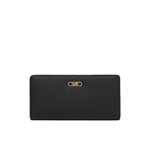 MICHAEL Michael Kors Duży Portfel Damski 32S5G8EF3L Czarny ze sklepu MODIVO w kategorii Portfele damskie - zdjęcie 182645054
