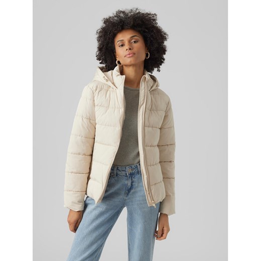 Vero Moda Kurtka zimowa 10289837 Écru Regular Fit ze sklepu MODIVO w kategorii Kurtki damskie - zdjęcie 182645073