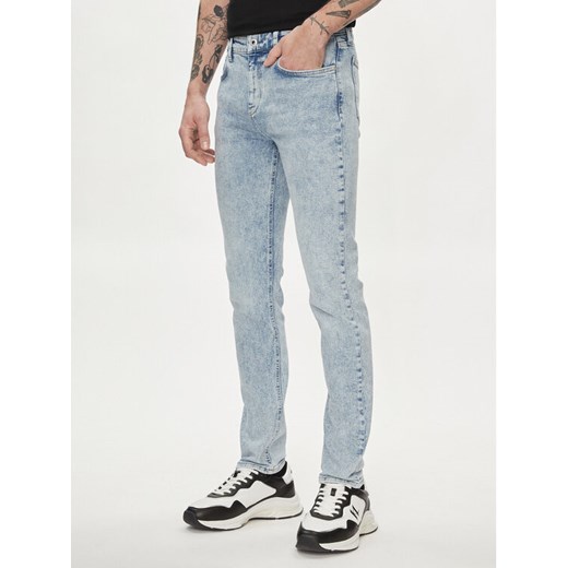 Karl Lagerfeld Jeans Jeansy 241D1100 Niebieski Skinny Fit ze sklepu MODIVO w kategorii Jeansy męskie - zdjęcie 182645090