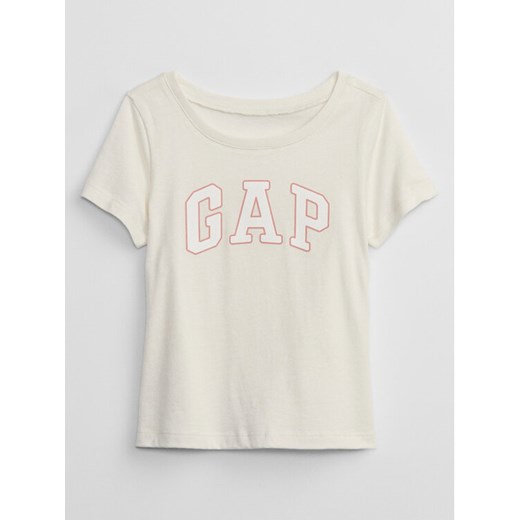 Gap T-Shirt 459909-00 Écru Regular Fit ze sklepu MODIVO w kategorii T-shirty chłopięce - zdjęcie 182645103
