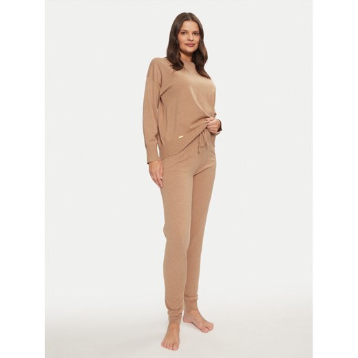 Selmark Piżama P9873 Beżowy Relaxed Fit ze sklepu MODIVO w kategorii Piżamy damskie - zdjęcie 182645124