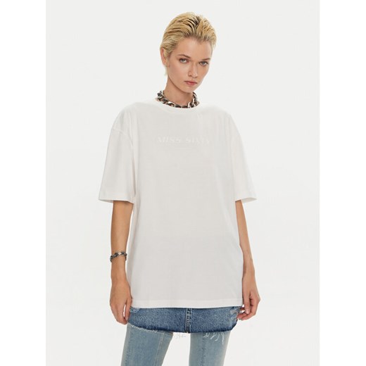 Miss Sixty T-Shirt 6L2SJ2120000 Biały Relaxed Fit ze sklepu MODIVO w kategorii Bluzki damskie - zdjęcie 182645150