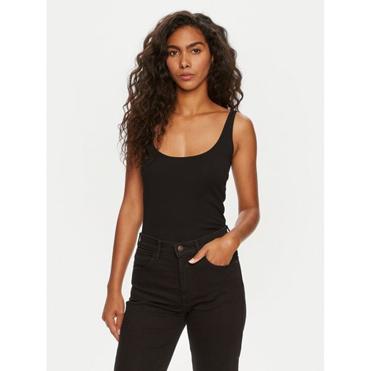 Mustang Top Lynn 1013930 Czarny Slim Fit ze sklepu MODIVO w kategorii Bluzki damskie - zdjęcie 182645161