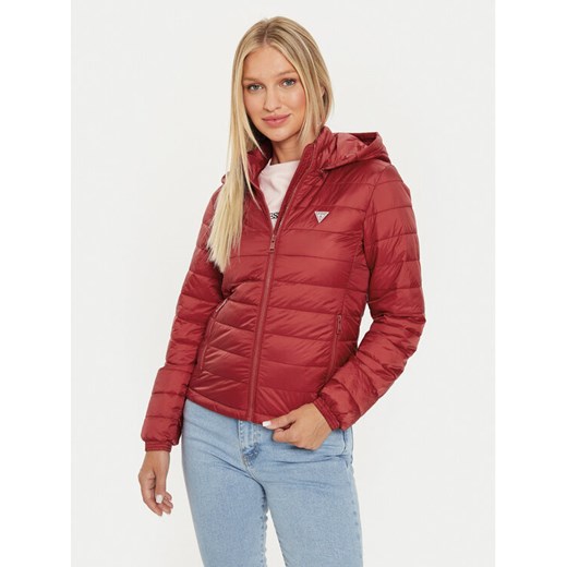 Guess Kurtka puchowa W4YL00 WG922 Czerwony Regular Fit ze sklepu MODIVO w kategorii Kurtki damskie - zdjęcie 182645184