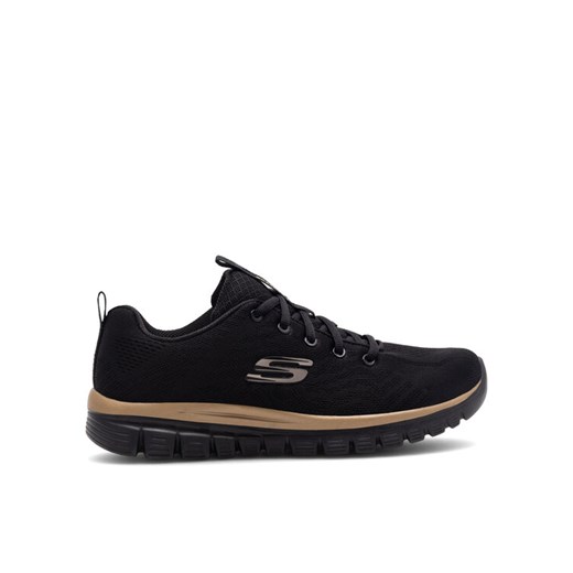 Skechers Sneakersy GRACEFUL 12615 BKRG Czarny ze sklepu MODIVO w kategorii Buty sportowe damskie - zdjęcie 182645190
