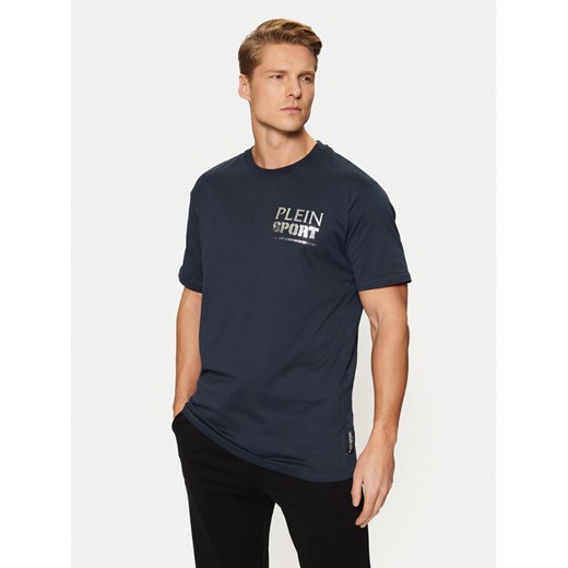 Plein Sport T-Shirt AADC MTK7913 STE003N Granatowy Regular Fit ze sklepu MODIVO w kategorii T-shirty męskie - zdjęcie 182645201