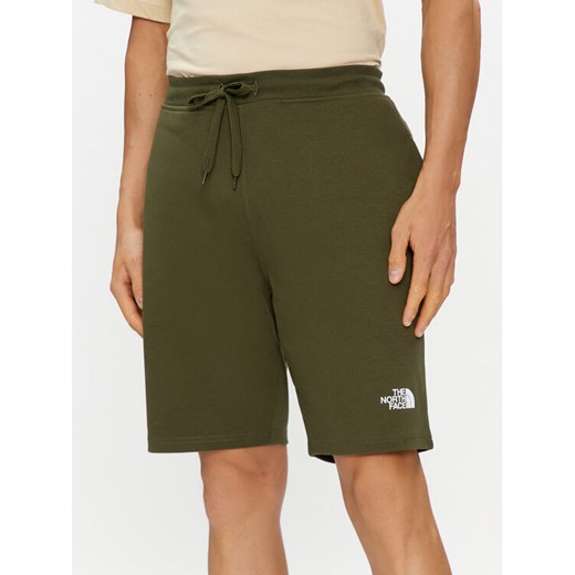 The North Face Szorty sportowe Graphic NF0A3S4F Zielony Regular Fit ze sklepu MODIVO w kategorii Spodenki męskie - zdjęcie 182645210